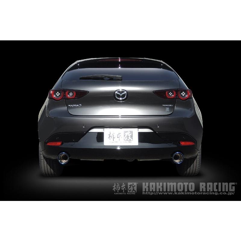 美品 柿本改 MAZDA3 ファストバック ガソリン車用 マフラー 柿本改 MAZDA3ファストバック マフラー BP8P 2019/05-2021/01