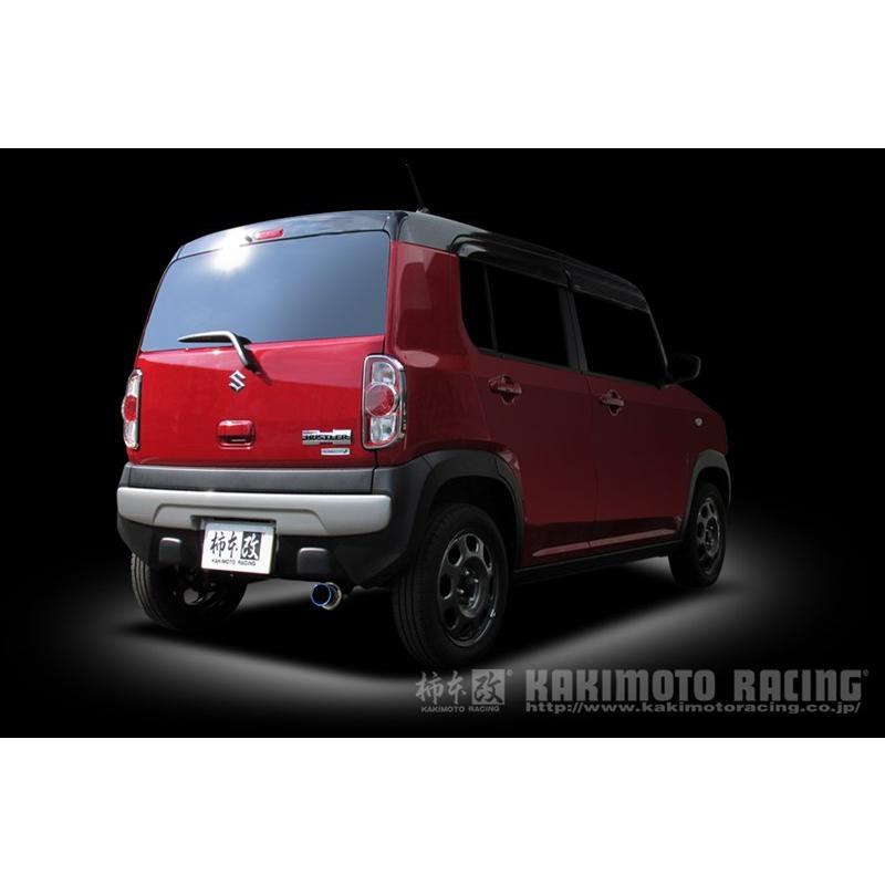 柿本改 ハスラー マフラー MR31S 2014/01-2020/01 GTbox 06&S S44333