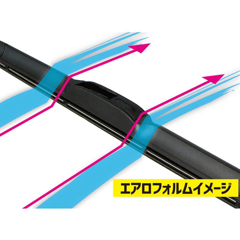 ハリアー ワイパーブレード 60系 H25.12-R2.6 フロント用 ミューテクノエアロデザイン マルエヌ UD65/UD40 ...