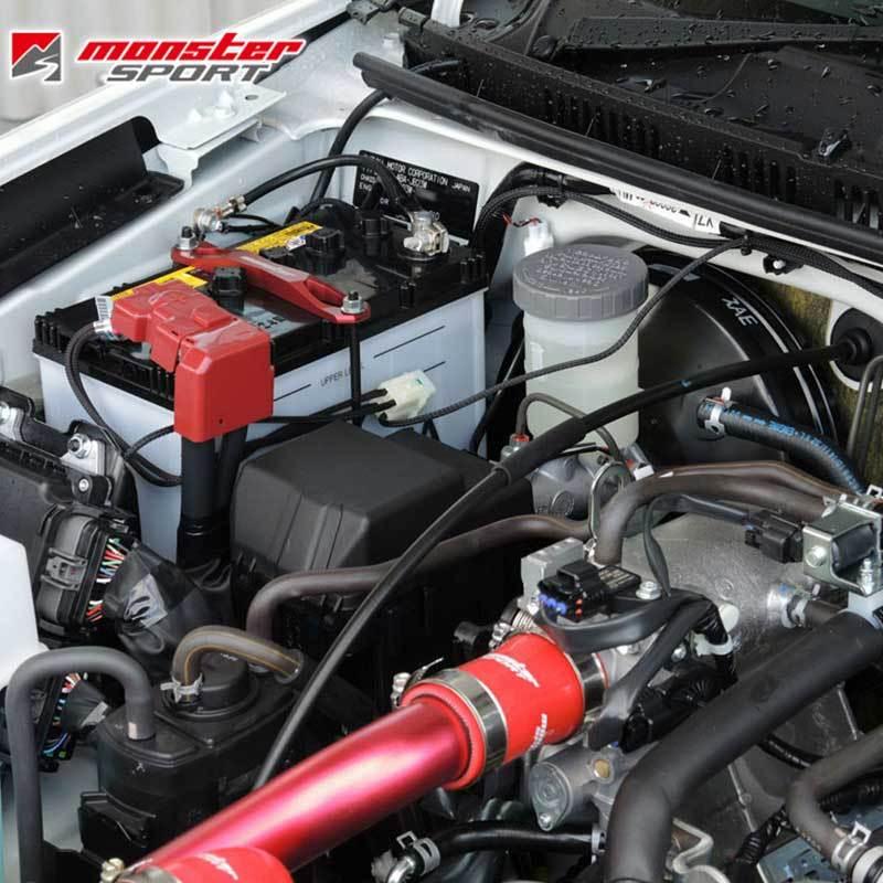 逆輸入逆輸入ワゴンRスティングレー バッテリーステー MH34S 2012 09- Type-SB MONSTER-SPORT(モンスタースポーツ) 297100-0000SB オイル、バッテリーメンテナンス用品 アーシングキット アスコット CB1 CB2 CB3 CB4 アーシング アーシングシステム ケーブル ターミナル セット ホンダ メール便対応