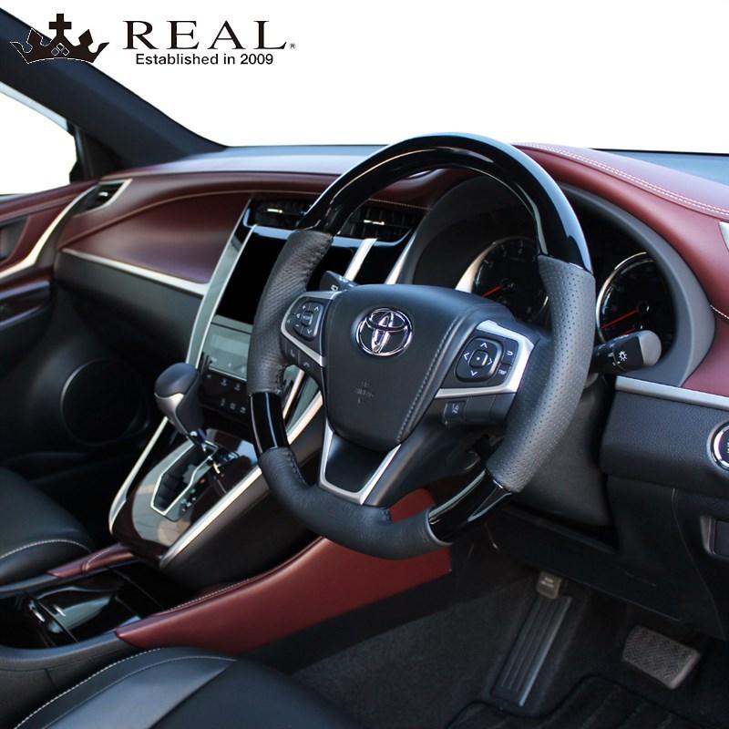 Amazon | REAL(レアル)ステアリング【ハリアー(80系)】ピアノブラック