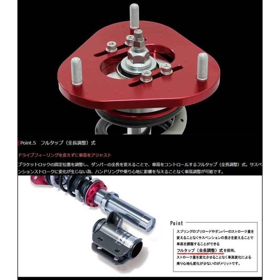 レクサスRC-F 車高調 USC10 H26/10- FUNTORIDE DUMPER TANABE(タナベ) FRDUSC10Kの画像
