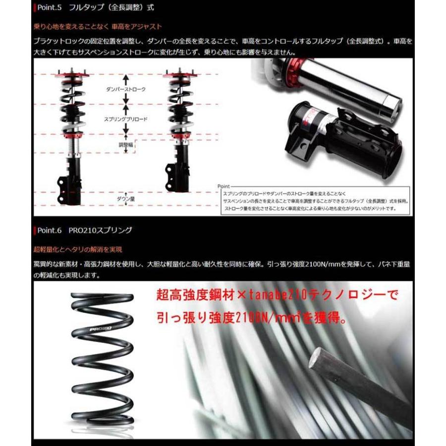 ベルタ 車高調 SCP92 H17/11-H24/6 サステックPRO-ZT40 TANABE(タナベ) ZT40NHP10K_4
