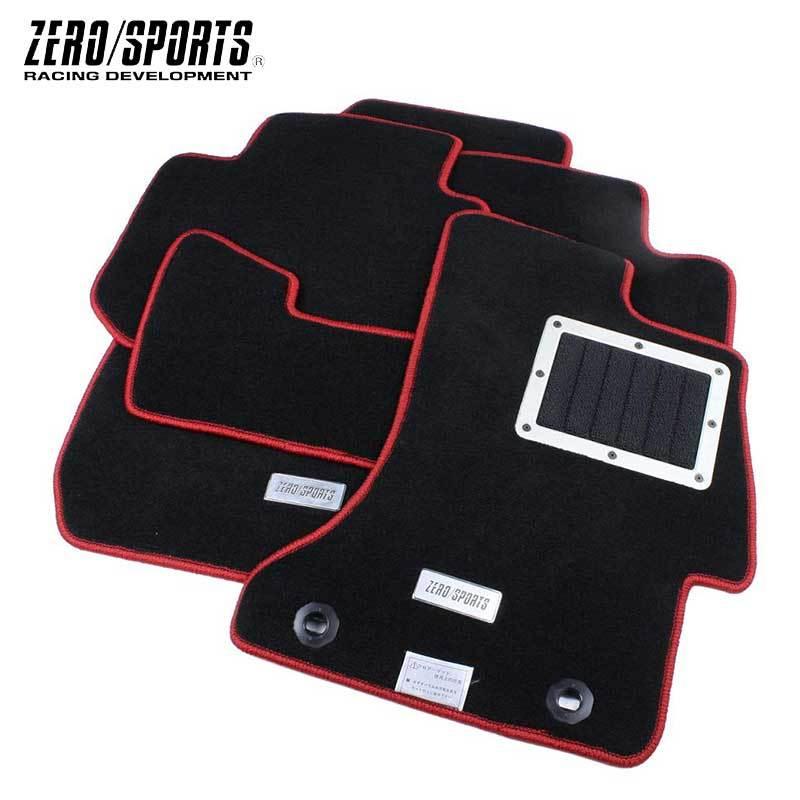 インプレッサスポーツ フロアマット GT系 ブラックxレッド ZERO-SPORT(ゼロスポーツ) 0932127