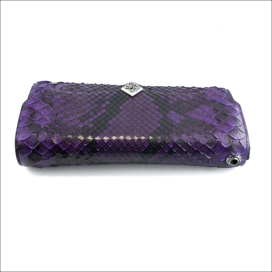 アルテミスクラシック／パープルパイソンロングウォレット 【公式通販】