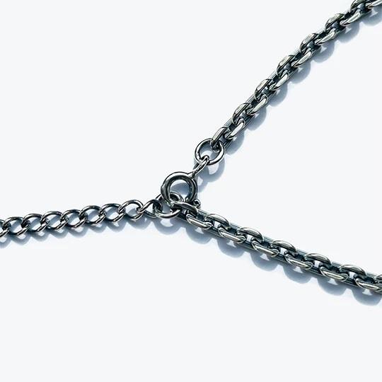 新作 メーカー取り寄せ品 ビザール bizarre 全長50cm シルバーカットチェーン+クロスチャーム SCC010_2