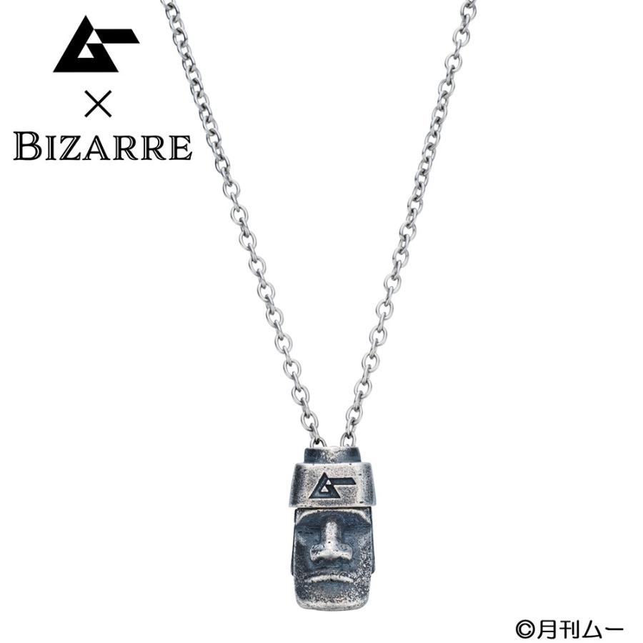 メーカー取り寄せ品  ムー×BIZARRE モアイシルバーペンダント ネックレス メンズ レディース シルバー925 ブランド SNP-173SV｜dreamers