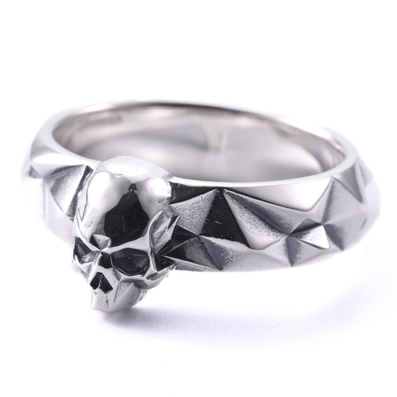 DEAL DESIGN - 極美品 19号 ディールデザイン スカル クラウン リング  