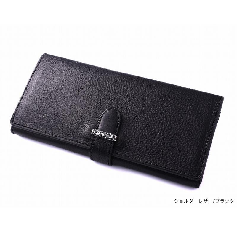 DEAL DESIGN(ディールデザイン) 長財布 黒 ラウンドファスナー/型押し レザー DEAL DESIGN - DEAL DESIGN(ディールデザイン) 長財布 黒 ラウンド