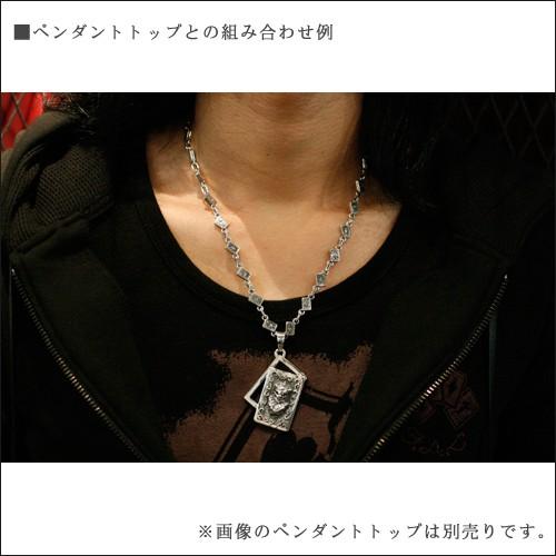 メーカー取り寄せ品 エフ・エー・エル F.A.L インディビジュアルカードデザインチェーン45-50 メンズ チェーンネックレス FA-CH-0031の画像
