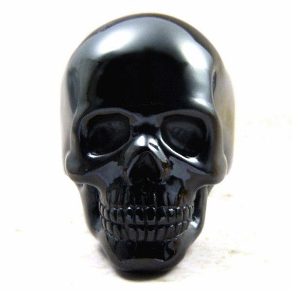 メーカー取り寄せ品 ホロウ HOLLOOW Q.A.Rニルスカルリング ブラック シルバーリング 925メンズ 個性 指輪 HOL-KHR-78BK