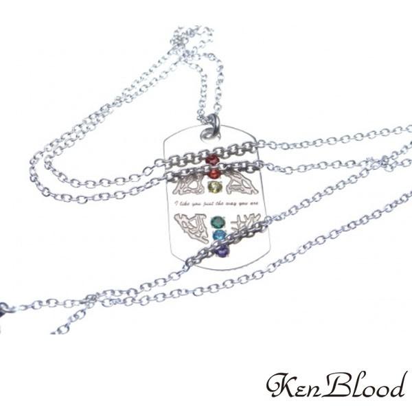 メーカー取り寄せ品 ケンブラッド KenBlood KP-471レインボーネックレス ネックレス メンズ 個性 シルバー925