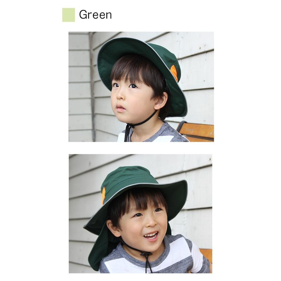 帽子 撥水 サファリハット キッズ 春 夏 uv 折りたたみ uvカット帽子