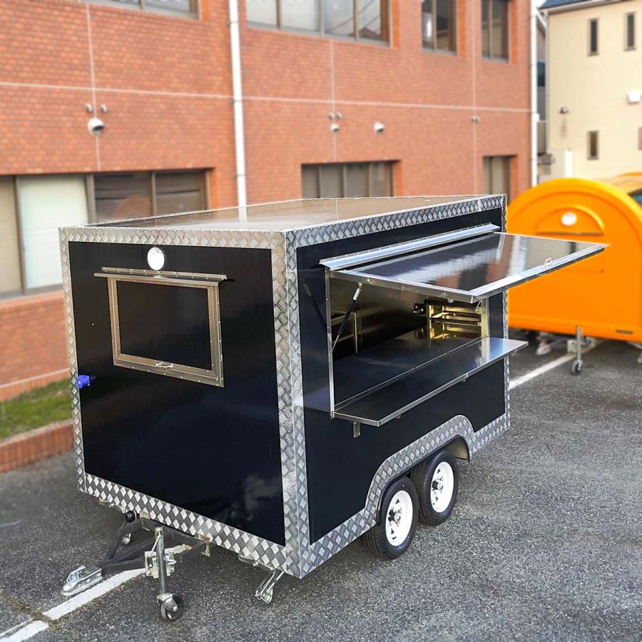 キッチンカー 移動販売車 LED照明 改造可能 キッチントレーラー ベース車両移動販売車 フードトラック 個人事業主 限定車 短納期 ブラック 訳あり 全国OK　　　_6