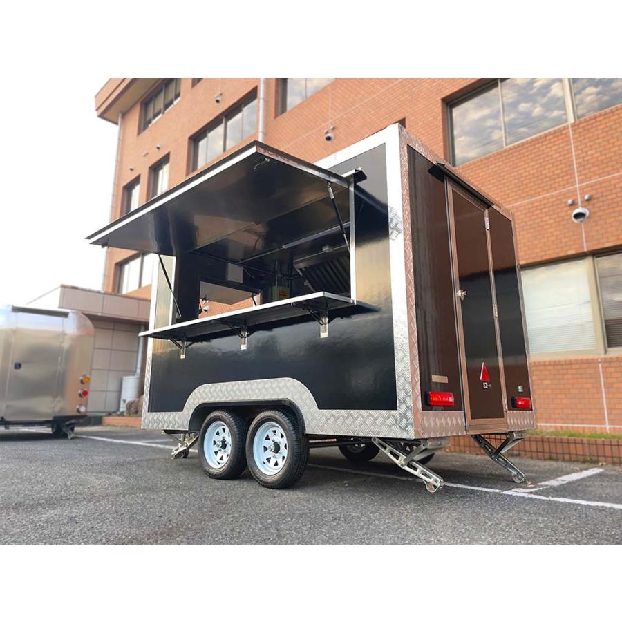 キッチンカー 移動販売車 LED照明 改造可能 キッチントレーラー ベース