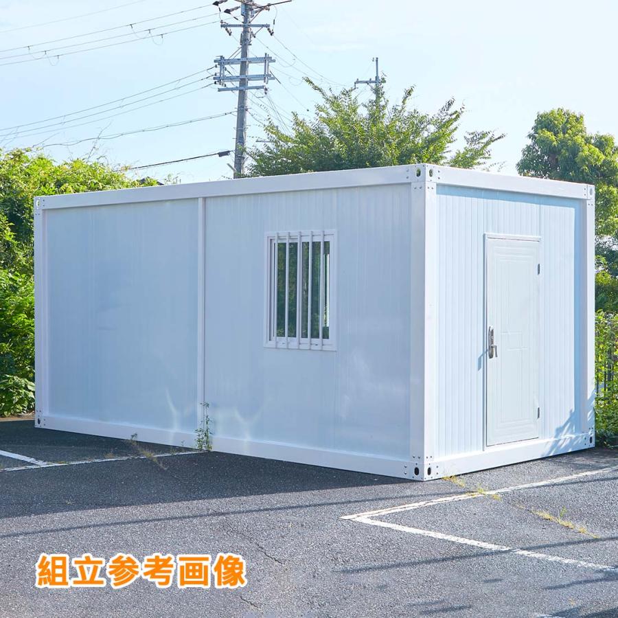 プレハブ コンテナハウス 3*6m 組み立て 事務所 車庫 ガレージ プレハブ コンテナハウス 3*6m 組み立て 事務所 車庫 ガレージ