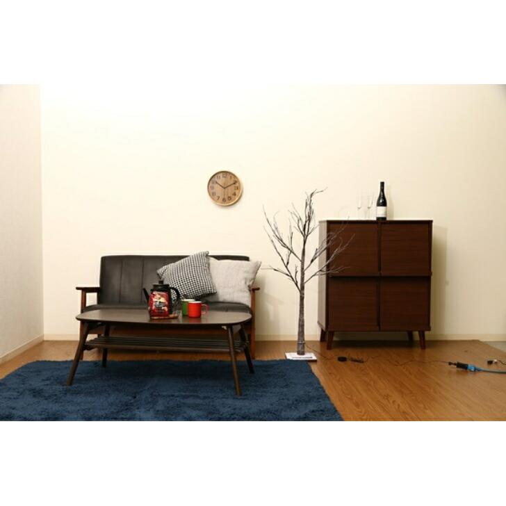 LEDスノーツリー ブラウン120cm M5-MGKFGB90105 MKトレンド ブラウン