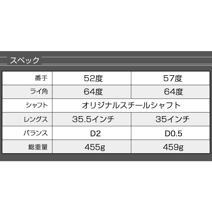 ウェッジ 【レフティ】 ダイナミクス ハイスピンウェッジ 2本セット