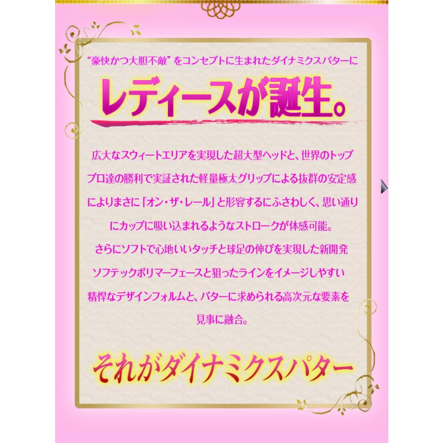 レフティ】 ダイナミクス パター レディース （ 33インチ マレット