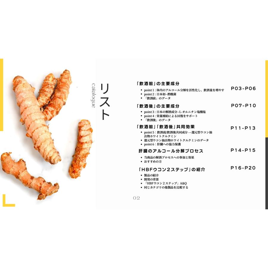HBF ウコン2ステップ クルクミン 肝臓 アルコール分解 飲み会