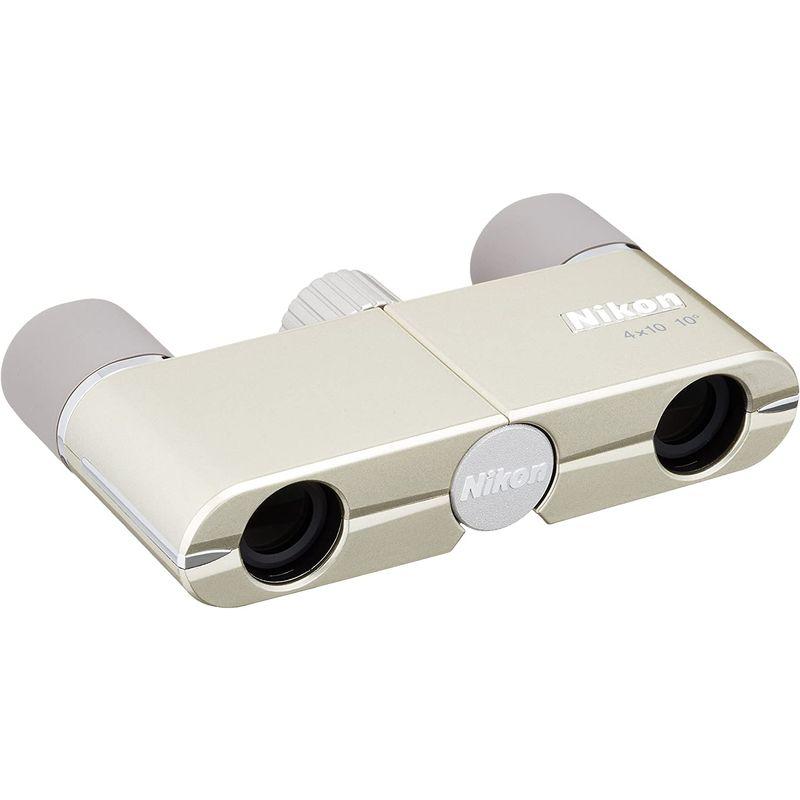Nikon 双眼鏡 遊 4X10D CF ダハプリズム式 4倍10口径 シャンパンゴールド 4X10DCF (日本製) 双眼鏡 4X10D CF ダハプリズム式 4倍10口径 シャンパンゴールド 4X10DCF 日本製