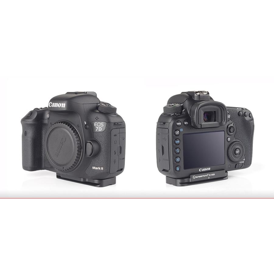 SUNWAYFOTO PC-7DIIR クイックリリースプレート Canon キヤノン EOS 7D MarkII ボディ専用 アルカスイスタイプ PC-7DIIR 正規日本代理店｜dreamjapan｜05