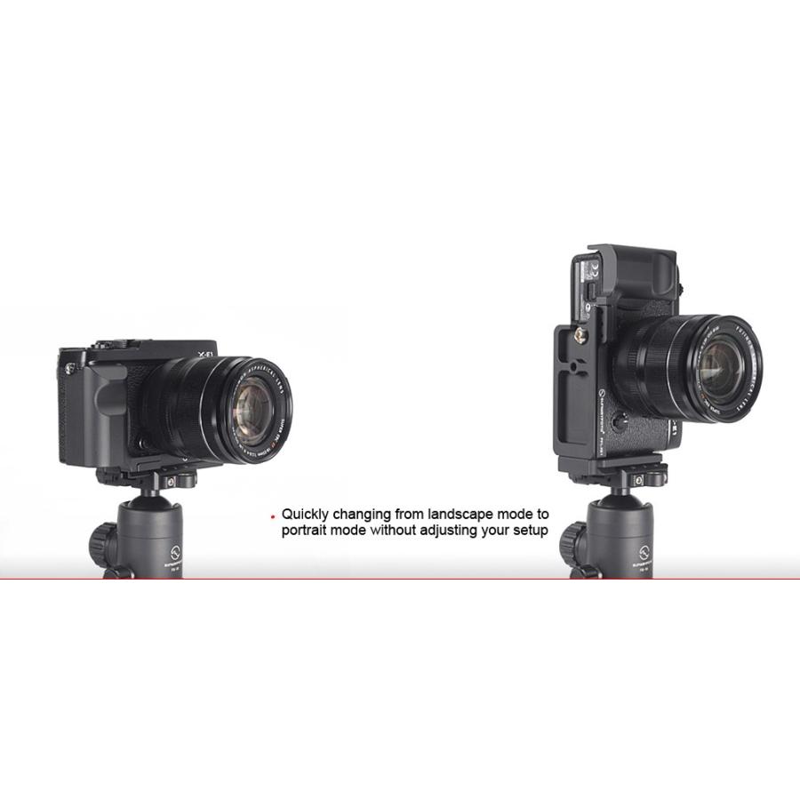 SUNWAYFOTO PFL-XE1 Fuji X-E1専用 Lブラケット改良版 アルカスイス