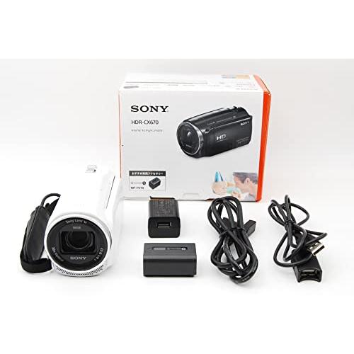全品最安値に挑戦SONY HDビデオカメラ Handycam HDR-CX670 HDR-CX670-W