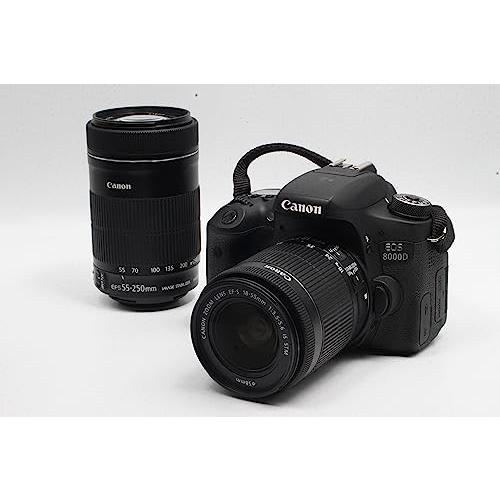 Canon　デジタル一眼レフカメラ　EOS　8000D　EF-S55-250mm　ダブルズームキット　EF-S18-55mm　付属　EOS8000D-