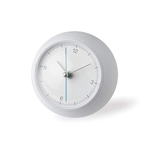 最新の激安 レムノス 置き時計 アルミ 白 アースクロック earth clock TIL16-10WH Lemnos サイズ:w10×h10×d10cm 置き時計