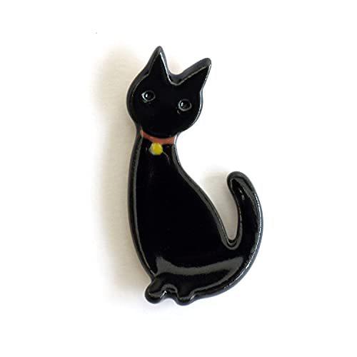 たたら 箸置き 猫 ネコ ねこ 黒 030553 たたら作り 最大56％オフ！ 手作り 手びねり 美濃焼 陶器 経典ブランド