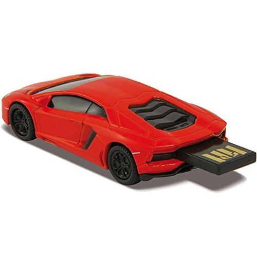 オートドライブ USBメモリー Lamborghini Aventador オレンジ 16GB :s ...