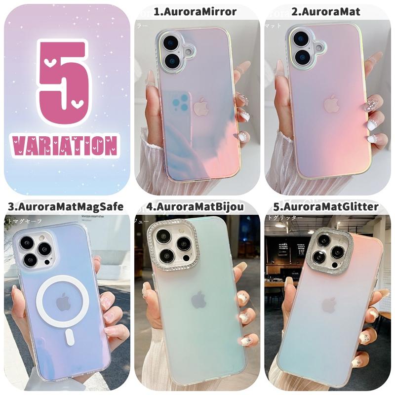 iPhone iPhone17 ケース オーロラ iPhone16e キラキラ 虹 15 pro max