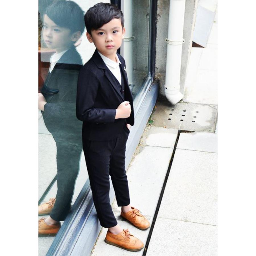 7点セット 子供 スーツ 男の子 フォーマル タキシード 子供服 キッズ
