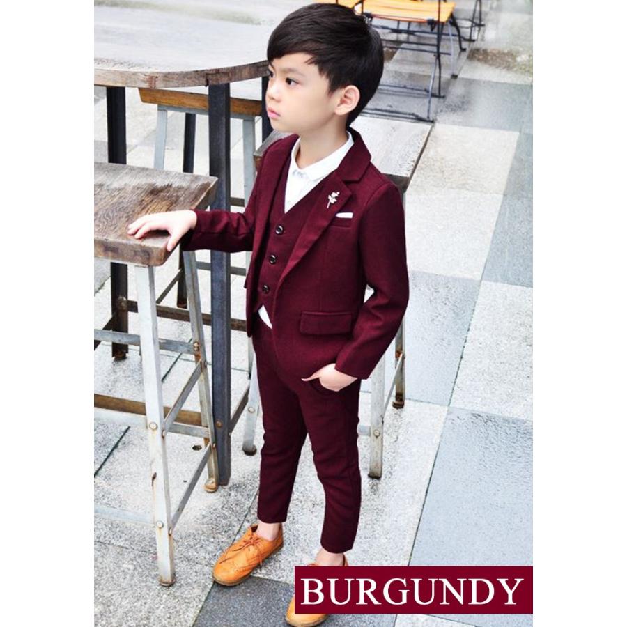 7点セット 子供 スーツ 男の子 フォーマル タキシード 子供服 キッズ