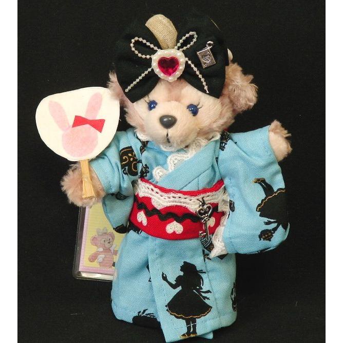 ダッフィー シェリーメイ ぬいぐるみバッチ うちわ付アリス柄ブルー浴衣コスチューム メール便対象商品 Dys025nnb2 ゆめ工房 通販 Yahoo ショッピング