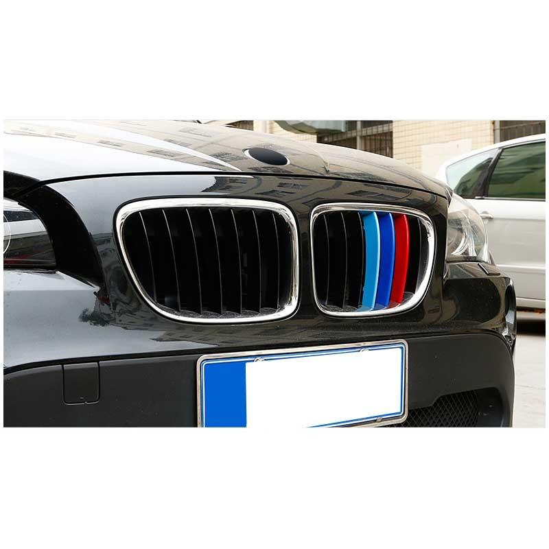 BMW E84 X1 Mカラー フロント グリル フィン 3色カバー BMW X1シリーズ(10年〜15年）7フィンモデル向 ドレスアップ｜dreamlands｜03