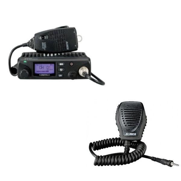 生産終了品の為、メーカー在庫限り　アルインコ　5W デジタル30ch　モービルトランシーバー　 DR-DPM60　EMS-500セット　デジタル簡易無線　登録局