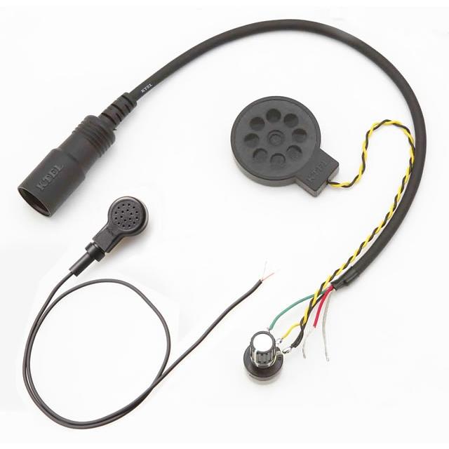 KTEL ケテル KTM004 フルフェイス用 Vol.調整付 1スピーカーSET 