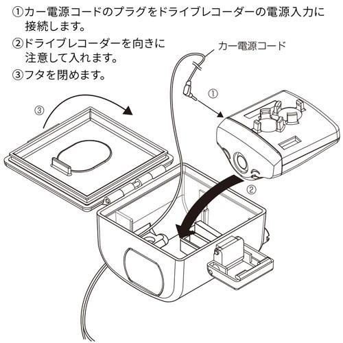 NX-01WP  FRC  ドライブレコーダー用 防水ケース NX-DR01対応｜dreammobile｜03