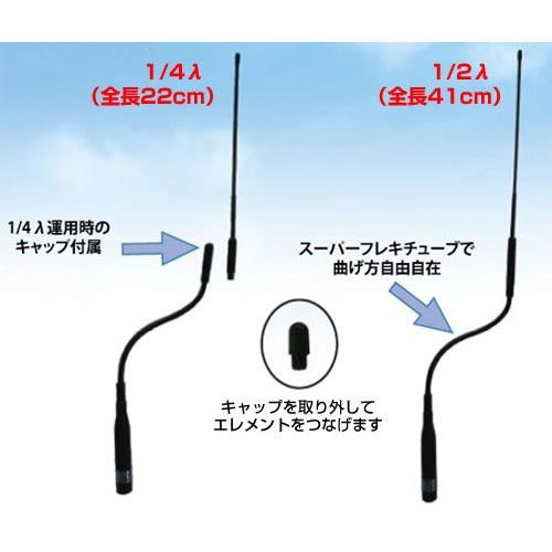 コメット（COMET）　簡易デジタル無線用ハンディアンテナ/PDH351W 無線機 アンテナ｜dreammobile