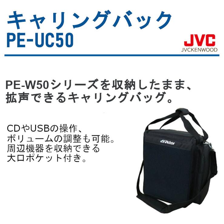 JVC ポータブルワイヤレスアンプ用 キャリングバッグ PE-UC50 1個 送料無料 JVCケンウッド（JVC KENWOOD） ポータブル ワイヤレスアンプ専用