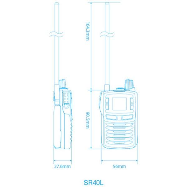 八重洲無線 インカム スタンダード SR40L 特定小電力トランシーバー