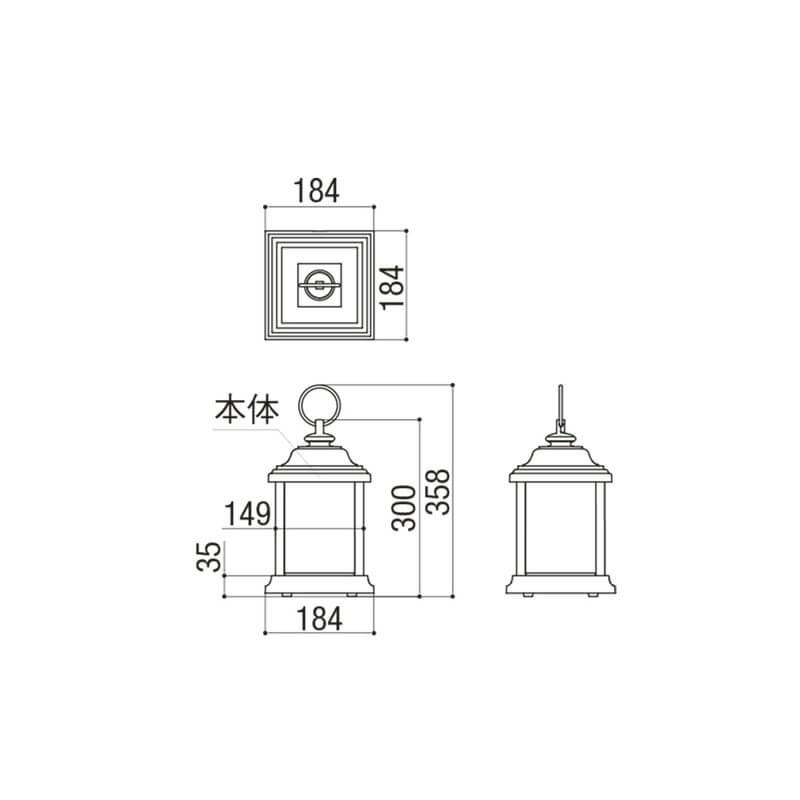 エクステリアライト　外構照明　12V　LIXIL　CLT-S　門灯　8VLH25△△　庭園灯　リクシル　美彩　屋外玄関照明　クラシックランタン　ガーデンライト