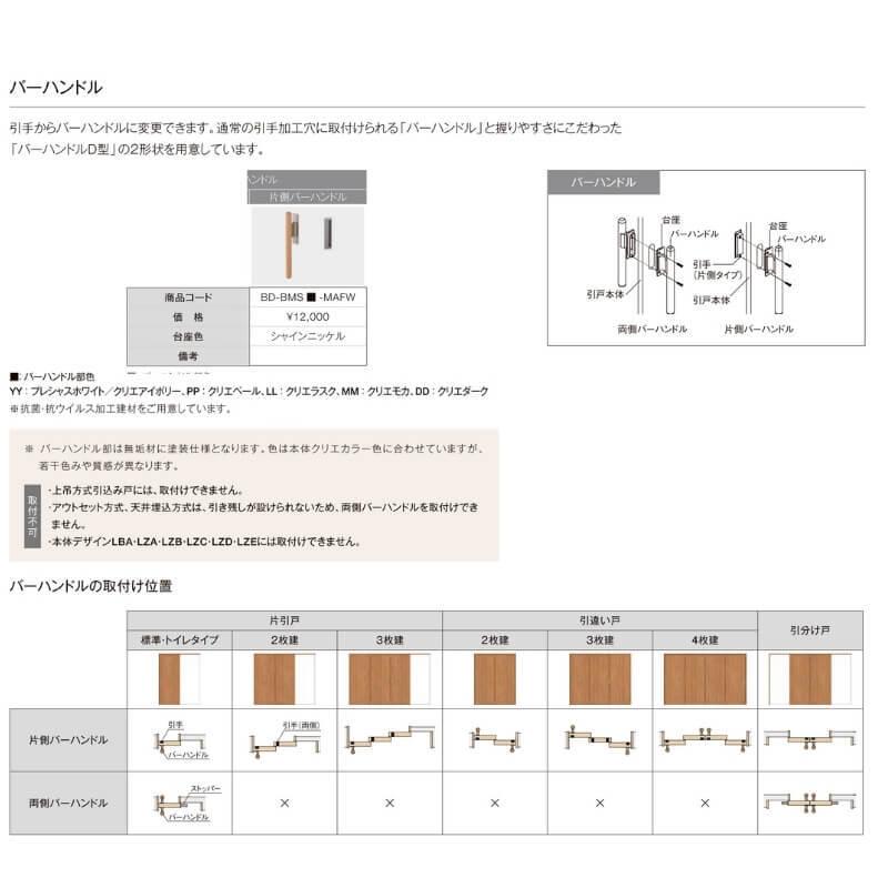 室内引戸 Vレール方式 リクシル ラシッサD キナリモダン 片引戸 3枚建 AKKT-LGL ノンケーシング枠 3220 W3220mm×H2023mm 室内引き戸 建具 交換 リフォーム DIY_6