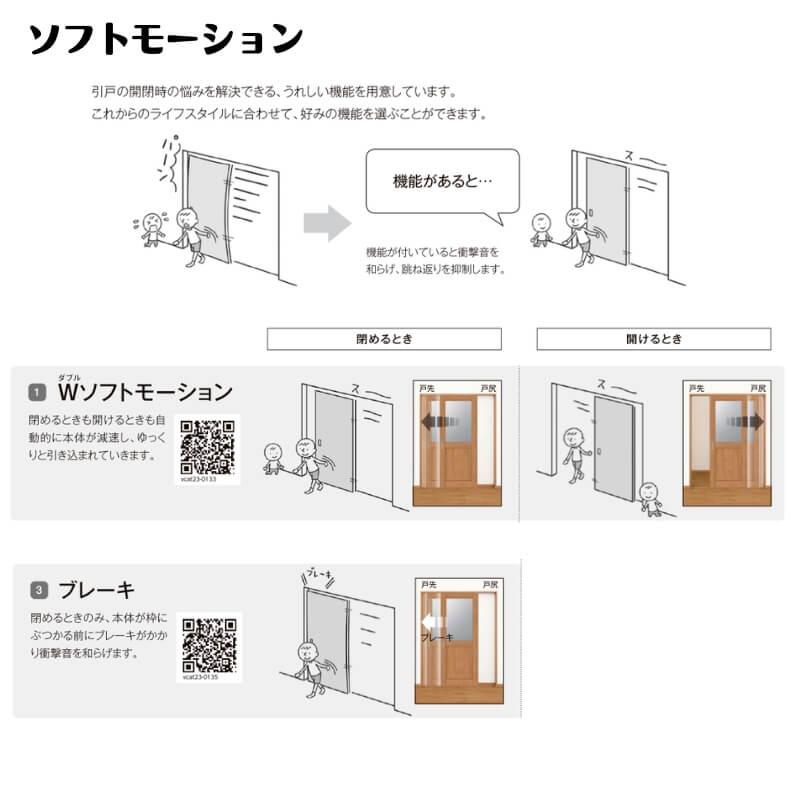 【オーダーサイズ 】室内引戸 上吊方式 リクシル ラシッサD キナリモダン 片引戸標準タイプ AKUK-LZE ノンケーシング枠 W1092〜1992mm×H1750〜2425mm DIY_7