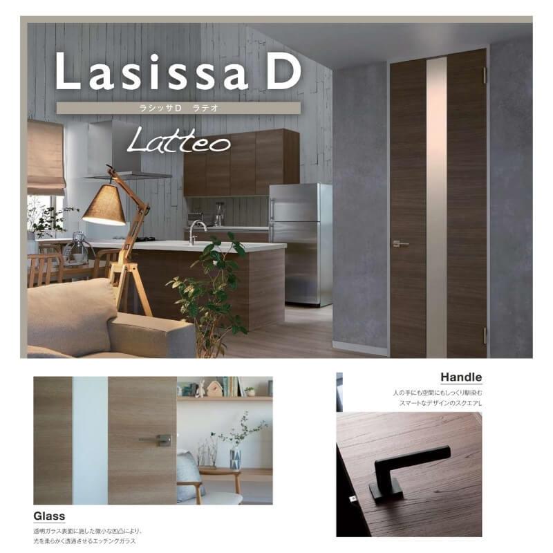 【オーダーサイズ 】リクシル ラシッサD ラテオ クローゼットドア 連動タイプ ALCR-LAA ノンケーシング枠 W1258〜1644mm×H1242〜2023mm_8