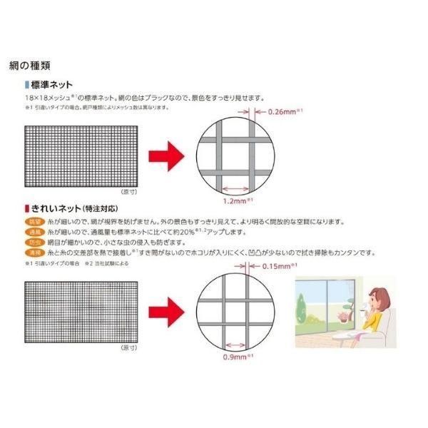 LIXIL（リクシル） 網戸 上げ下げロール網戸 縦すべり出し窓