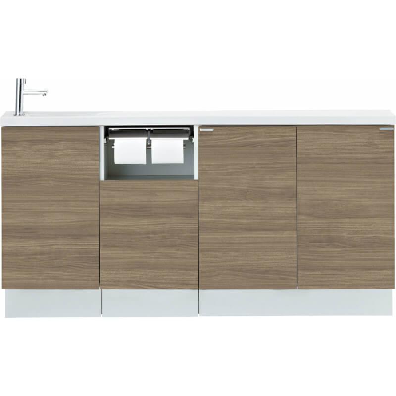 キャパシア トイレ手洗 フルキャビネット カウンター奥行280 キャパシア トイレ手洗 フルキャビネット カウンター奥行280