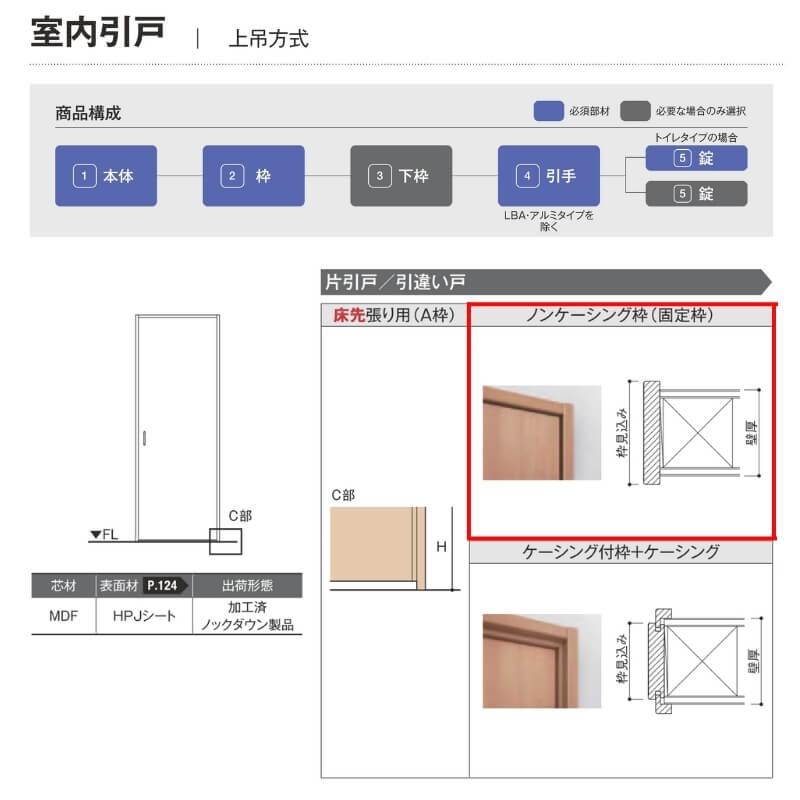 ラシッサ 室内引戸 1620/1820 ラシッサD ノースフォレスト 上吊 ラシッサ 室内引戸 1620/1820 ラシッサD ノースフォレスト 上吊